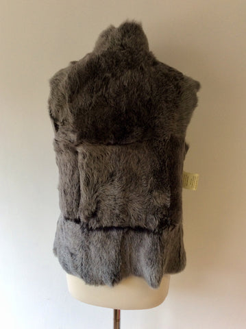 BRAND NEW CELTIC & CO 100% NATURAL BLACK SHEEPSKIN FUR LINED GILET SIZE 12