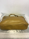 FURLA CAMEL LEATHER TOTE BAG WITH SHOULDER STRAP