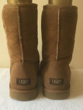 MENS UGG AUSTRALIA TAN CLASSIC SHORT SHEEPSKIN BOOTS SIZE 11/45.5