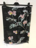 BRAND NEW JOULES GREY,PINK & BLUE FLORAL PRINT SCARF,WRAP