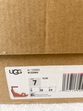 BRAND NEW UGG EZRAH TAN LEATHER WEDGE HEEL SANDALS SIZE 5/38