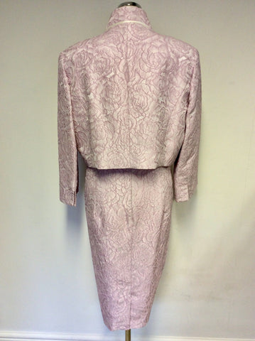 BRAND NEW DRESS CODE BY VEROMIA LIGHT PINK ROSE PRINT DRESS & JACKET SIZE 20