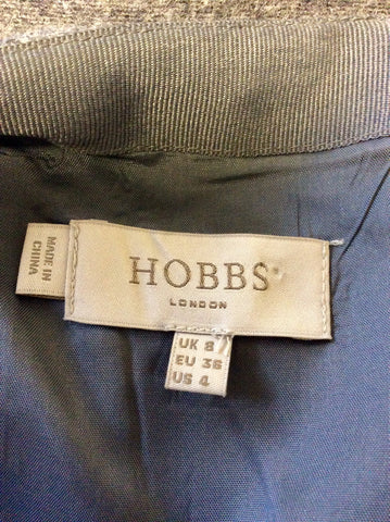 HOBBS GREY WOOL WOOL BLEND SKIRT SIZE 8