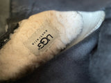 UGG AUSTRALIA BLACK LEATHER KNEE LENGTH BOOTS SIZE UK 7.5 /40