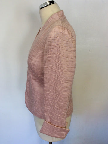 PHASE EIGHT LIGHT PINK SPECIAL OCCASION JACKET SIZE 12