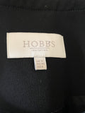 HOBBS INVITATION BLACK COLLARLESS LONG SLEEVE SHORT JACKET SIZE 12