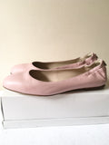 BRAND NEW RUSSELL & BROMLEY PALE PINK LEATHER FLATS SIZE 7/40