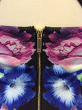 BRAND NEW TED BAKER DEONY BLACK FLORAL PRINT DRESS SIZE 2 UK 10
