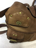 MULBERRY JONI BROWN SOFT LEATHER CROSS BODY SLOUCH HOBO BAG