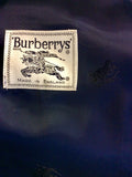BURBERRYS DARK BLUE DOUBLE BREASTED WOOL BLAZER JACKET SIZE 8 REG
