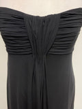 COAST BLACK STRAPLESS LONG EVENING DRESS SIZE 12