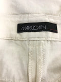 MARCCAIN CREAM CLASSIC FIT SHORTS SIZE 3 UK 14