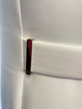 TED BAKER DIONNE WINTER WHITE SLEEVELESS SHEATH DRESS SIZE 4 UK 14