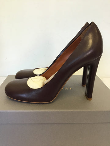 BRAND NEW MULBERRY PHILIPPA OXBLOOD LEATHER HEELS SIZE 7/40