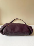 MODALU LONDON PURPLE LEATHER SHOULDER BAG