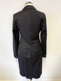 LK BENNETT GIANNA BLACK 100% VIRGIN WOOL PENCIL DRESS & JACKET SIZE 8
