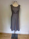 JACQUES VERT SILVER GREY SPECIAL OCCASION DRESS SIZE 20