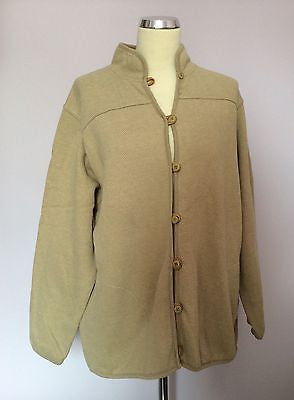 Orvis Beige Button Fasten Jacket / Top Size L - Whispers Dress Agency - Sold - 1