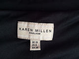 Karen Millen Black Buckle Trim Shoulder V Neck Dress Size 10 - Whispers Dress Agency - Womens Dresses - 5