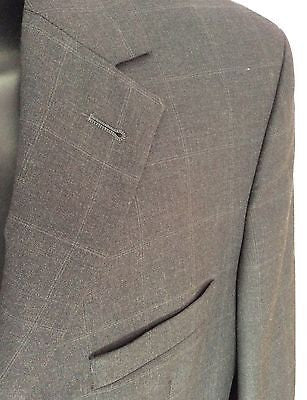 Smart Hugo Boss Dark Grey Check Super 100 Wool Suit Jacket Size 42 - Whispers Dress Agency - Mens Suits & Tailoring - 3