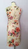Sticky Fingers Cream Floral Print Pencil Dress Size 8 - Whispers Dress Agency - Womens Dresses - 3