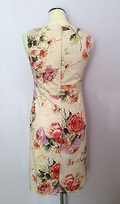 Sticky Fingers Cream Floral Print Pencil Dress Size 8 - Whispers Dress Agency - Womens Dresses - 3