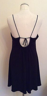 Zum Zum By Niki Livas Black Lace And Sequin Trim Dress Size UK 12/14 - Whispers Dress Agency - Womens Dresses - 3