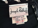 Joseph Ribkoff Black & White Stretch Long Evening Dress Size 12 - Whispers Dress Agency - Sold - 6