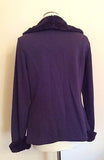 Per Una Purple Buckle Front Fasten Jacket Size M - Whispers Dress Agency - Womens Coats & Jackets - 2