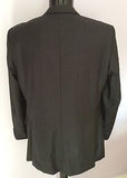 Smart Hugo Boss Dark Grey & Brown Pinstripe Wool Suit Jacket Size 50 UK 40 - Whispers Dress Agency - Mens Suits & Tailoring - 2