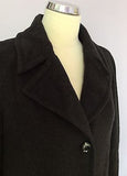 Jacques Vert Dark Grey Wool & Cashmere Long Coat Size 12 - Whispers Dress Agency - Womens Coats & Jackets - 2