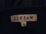 Jigsaw Black Long Cardigan Size L - Whispers Dress Agency - Sold - 3