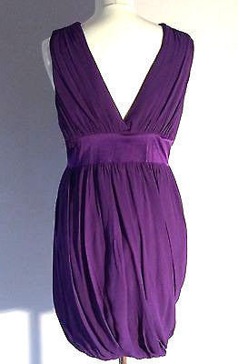 Monsoon Purple Silk Bead & Sequin Trim Occasion Dress Size 14 - Whispers Dress Agency - Womens Special Occasion - 3