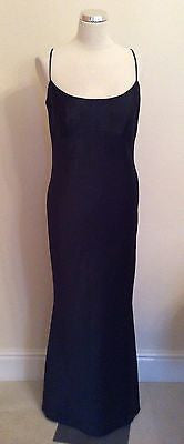 KELSEY ROSE BLACK LONG EVENING DRESS SIZE 12 - Whispers Dress Agency - Womens Eveningwear - 1