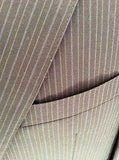 Smart Ermenegildo Zenga Black Pinstripe Wool Suit Jacket Size 42 - Whispers Dress Agency - Mens Suits & Tailoring - 2