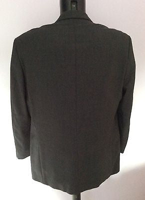 Smart Hugo Boss Dark Grey Wool Suit Jacket Size 50 UK 40 - Whispers Dress Agency - Mens Suits & Tailoring - 2