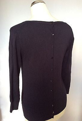 French Connection Dark Blue Button Back Jumper Size XS - Whispers Dress Agency - Womens Knitwear - 2