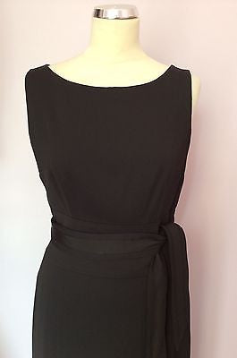 Betty Barclay Collection Black Tie Belt Pencil Dress Size 10 - Whispers Dress Agency - Womens Dresses - 2