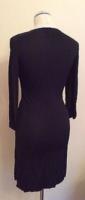 Vertigo Black Jewel Trim Dress Size S - Whispers Dress Agency - Womens Eveningwear - 3