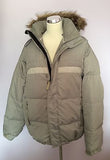 O'Neill Freedom Light Grey Padded Down Ski / Snowboard Jacket Size L - Whispers Dress Agency - Womens Coats & Jackets - 1