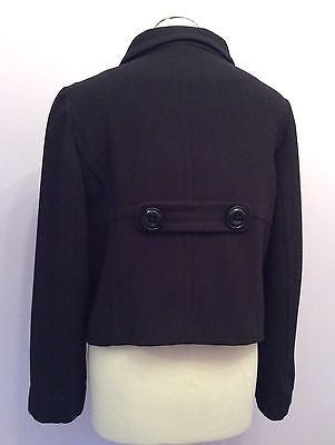 Marks & Spencer Black Button Front Jacket Size 14 - Whispers Dress Agency - Womens Coats & Jackets - 2