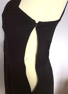 New With Defect Coast Black Pleated Top Dress Size 12 - Whispers Dress Agency - Womens Dresses - 4