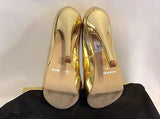 Brand New French Connection Gold Metalic Platform Heels Size 3/36 - Whispers Dress Agency - Sold - 5