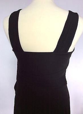 New With Defect Coast Black Pleated Top Dress Size 12 - Whispers Dress Agency - Womens Dresses - 3