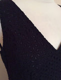 Marks & Spencer Autograph Black Broidery Anglaise Pencil Dress Size 14 - Whispers Dress Agency - Womens Dresses - 2