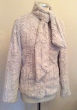 John Rocha Cream Faux Fur Jacket Size 8 - Whispers Dress Agency - Womens Coats & Jackets - 1
