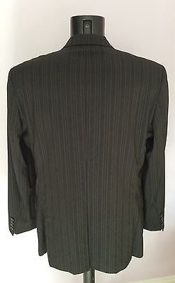 Smart Hugo Boss Charcoal Pinstripe Stretch Wool Suit Jacket Size 42 - Whispers Dress Agency - Mens Suits & Tailoring - 2