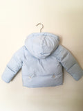 RALPH LAUREN PALE BLUE DOWN FILLED SNOWSUIT/ BUNTING AGE 6 MONTHS