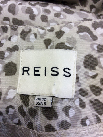 SMART REISS BEIGE PRINT SHORTS PLAYSUIT SIZE 10