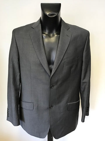 TED BAKER ENDURANCE CHARCOAL WOOL BLEND SUIT SIZE 42R/ 36W/L31
